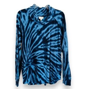 Waverly Size XL Long Sleeve Waffle Knit Cowl Neck Sweater